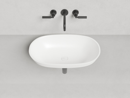 Раковина из искусственного камня S-Stone Salini MAREA 1802201MF 60х40 полувстраиваемая цвет мультиколор